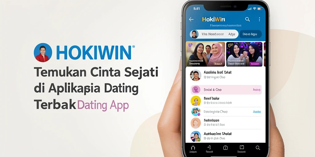 Antarmuka HOKIWIN yang menarik dan fungsional untuk mencari pasangan.