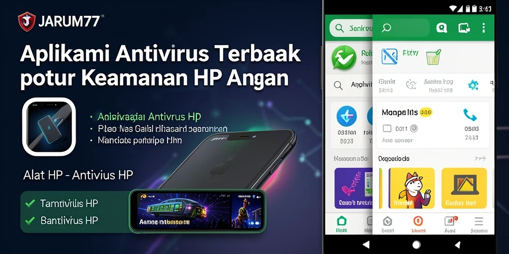 Tampilan antarmuka JARUM77 yang user-friendly untuk perlindungan antivirus.