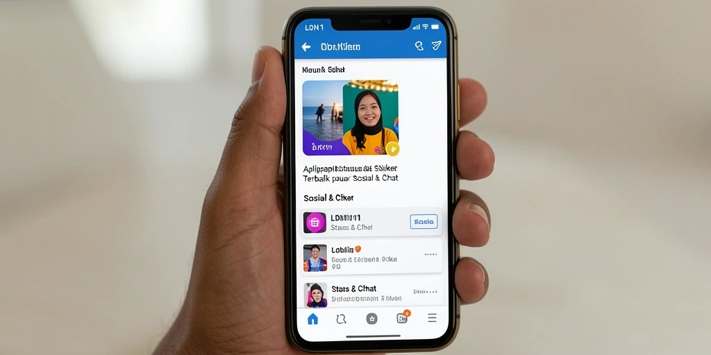 Antarmuka LDN11 yang intuitif menampilkan berbagai stiker menarik.